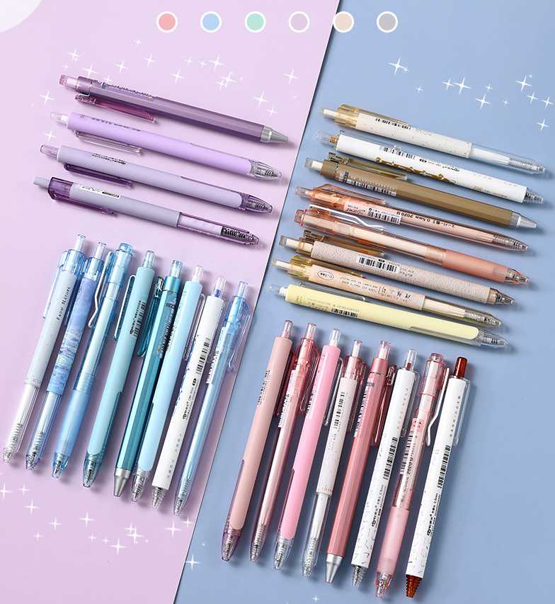 Gel Pens 0.5mm Macron Set Black Ink Journaling DIY Drawing Writing School Stationary Office Supplies Gifts Pink Gray Blut Green
Gel Pens 0.5mm Macron Set Black Ink Journaling DIY Drawing Writing School Stationary Office Supplies Gifts Pink Gray Blut Green
