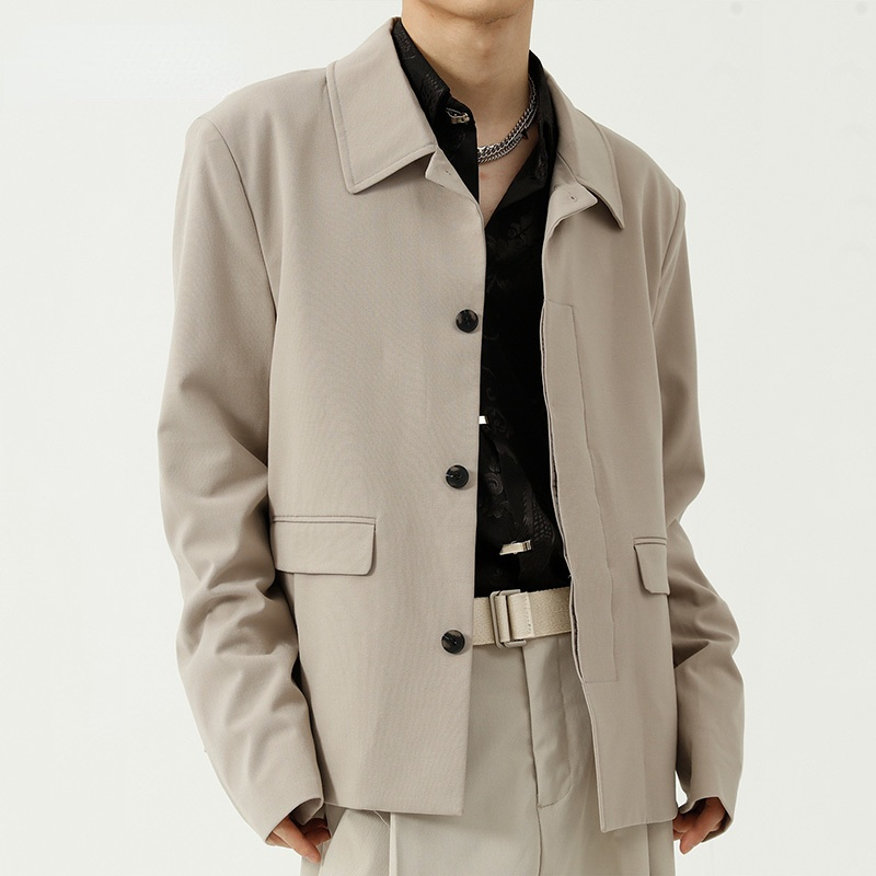 Men's Lapel Jacket Style Blazer Autumn New Korean Light Mature Design Suit Jackets Ins Trend Temperament Short Coat, White;black
Men's Lapel Jacket Style Blazer Autumn New Korean Light Mature Design Suit Jackets Ins Trend Temperament Short Coat, White;black