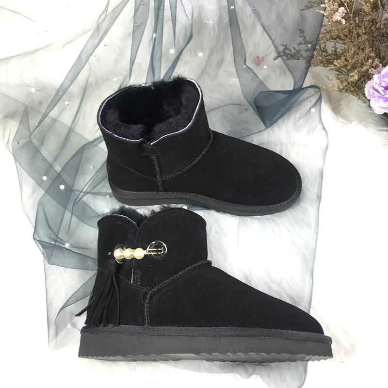 Boots JAYX 2021 Warm Women Snow Cowskin Ankle Woman Genuine Leather 100% Natural Wool Winter, Black
Boots JAYX 2021 Warm Women Snow Cowskin Ankle Woman Genuine Leather 100% Natural Wool Winter, Black