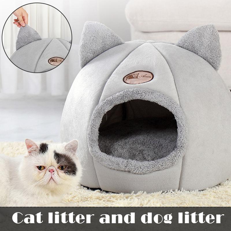 Soft Cat Sleeping Bag Dog's Cave House Cozy Stereoscopic Round Kennel For Pet 3 Sizes Machine Wash Safe E7 Beds & Furniture 
Soft Cat Sleeping Bag Dog's Cave House Cozy Stereoscopic Round Kennel For Pet 3 Sizes Machine Wash Safe E7 Beds & Furniture