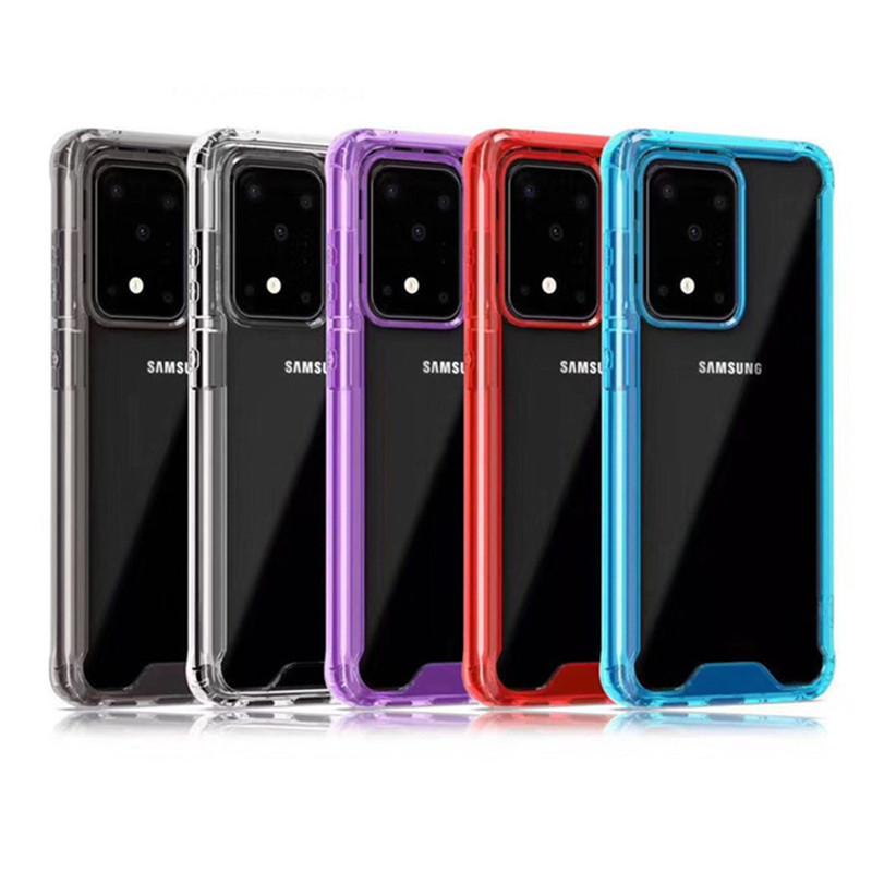 Transparent Crystal Shockproof Acrylic Hard Phone Cases Samsung Galaxy S30 S21 Ultra Note 20 Plus A02 M02 A51 A70E A90 A21S M31S M51 A11 A32 4G A52 A72 Clear Back Cover, Black
Transparent Crystal Shockproof Acrylic Hard Phone Cases Samsung Galaxy S30 S21 Ultra Note 20 Plus A02 M02 A51 A70E A90 A21S M31S M51 A11 A32 4G A52 A72 Clear Back Cover, Black