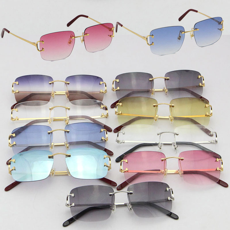 Fashion Rimless T8200816 delicate Unisex Sunglasses Metal driving glasses C Decoration High Quality designer UV400 Lens Eyeglasses
Fashion Rimless T8200816 delicate Unisex Sunglasses Metal driving glasses C Decoration High Quality designer UV400 Lens Eyeglasses