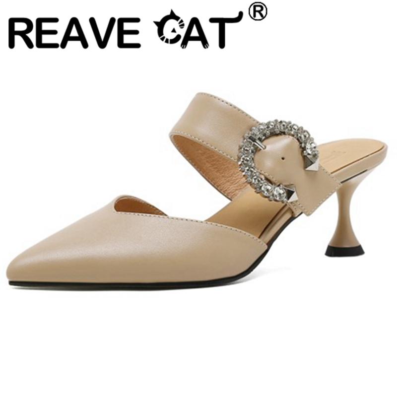 2021 Elegant Sandals Pointed Toe Rhinestone 7cm High Spool Heel Leather Slip-On Slingbacks Summer Mules Black Apricot Dress Shoes
2021 Elegant Sandals Pointed Toe Rhinestone 7cm High Spool Heel Leather Slip-On Slingbacks Summer Mules Black Apricot Dress Shoes