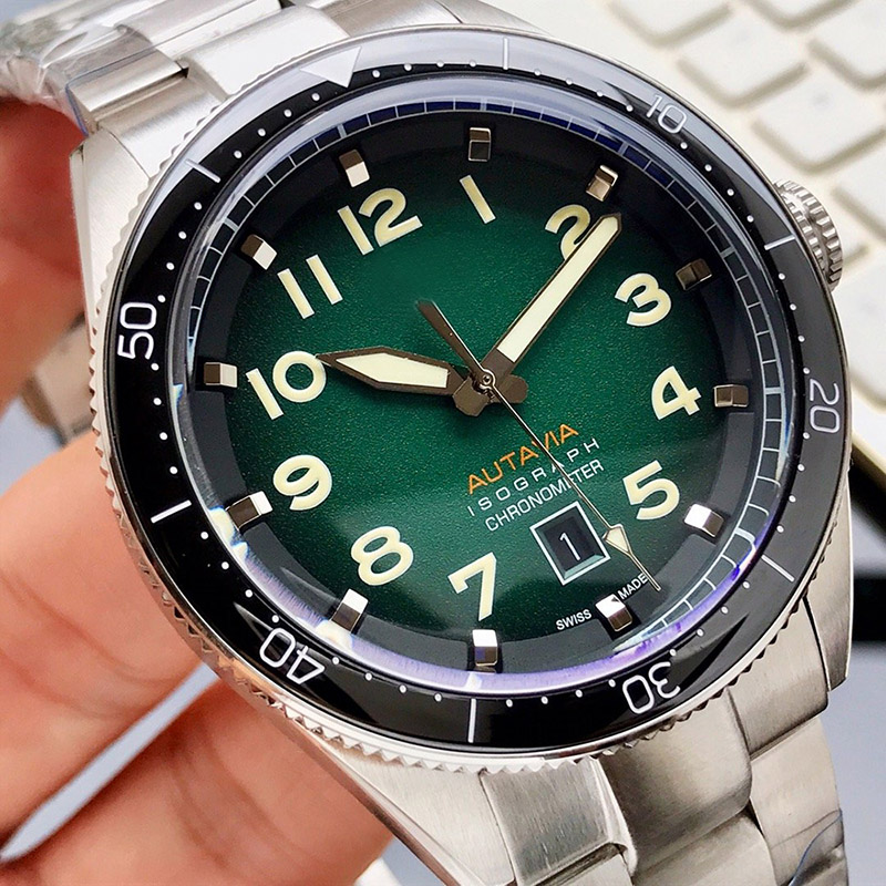 High quality Autavia Orologio di lusso f1 men master watch steel case Metal Grey face Luxury watches automatic mechanical movement Mens Sports Wristwatch, Box
High quality Autavia Orologio di lusso f1 men master watch steel case Metal Grey face Luxury watches automatic mechanical movement Mens Sports Wristwatch, Box