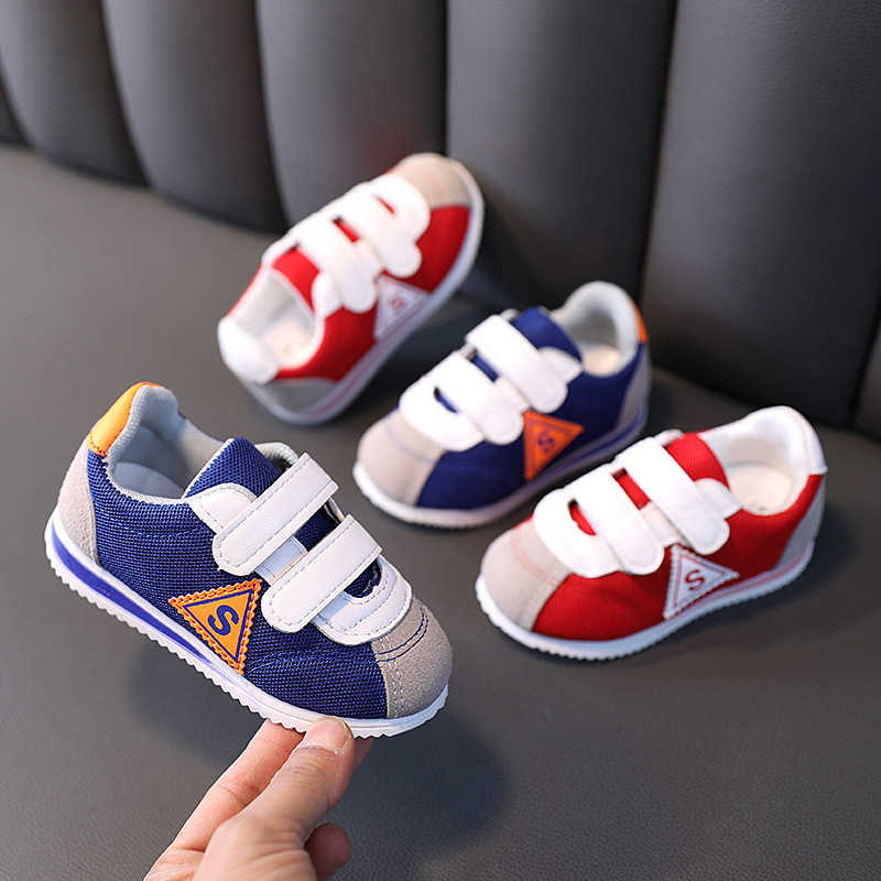 Athletic Outdoor Childrens sports 2025 Spring and Autumn collection boys fashionable soft sole Forrest Gump baby shoes girls casual shoes C260130
