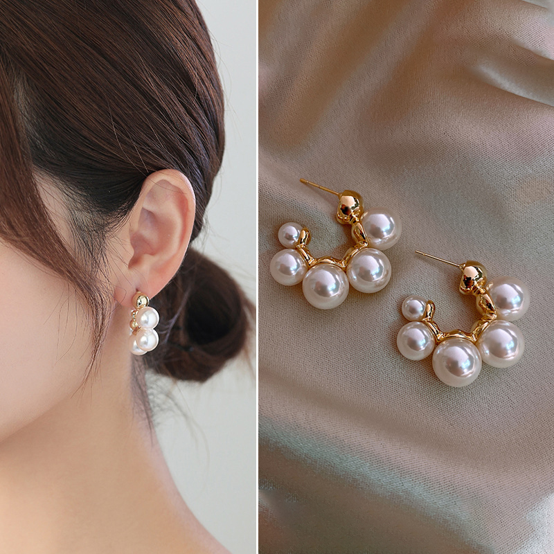 Elegant Drop Earring Luxury Pearl Hoop Earrings For Woman Fashion Wedding Party Jewelry
Elegant Drop Earring Luxury Pearl Hoop Earrings For Woman Fashion Wedding Party Jewelry