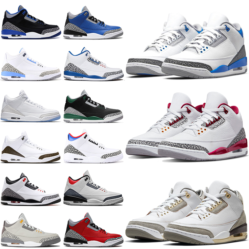 Jumpman 3 3s basketball shoes men mens Cardinal Red Cool Grey Pure White International Flight USA Katrina Tinker Cement outdoor sports sneakers trainers, True blue
Jumpman 3 3s basketball shoes men mens Cardinal Red Cool Grey Pure White International Flight USA Katrina Tinker Cement outdoor sports sneakers trainers, True blue