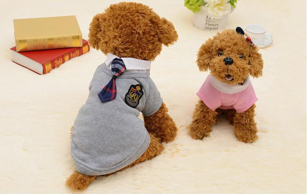 Dog Apparel Campus Pet Clothes Fashion British Clothing Teddy School Uniform, Gray top
Dog Apparel Campus Pet Clothes Fashion British Clothing Teddy School Uniform, Gray top