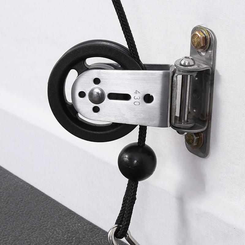 Accessories Wall Mounted Fitness Pulley Cable Machine System Equipment Rotating Silent Bearing Wheel With Screw For Gym Home Load Attachment