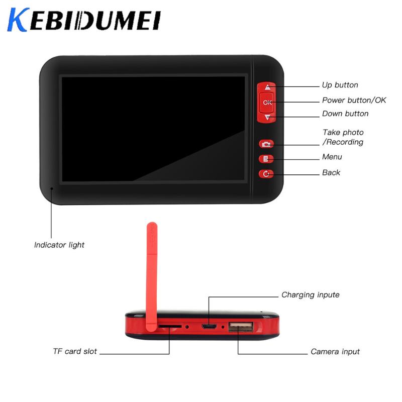Cameras Kebidumei 1080P HD 8mm Industrial Endoscope 4.3 Inch Auto Repair Inspection Camera Lithium Battery Snake Hard
Cameras Kebidumei 1080P HD 8mm Industrial Endoscope 4.3 Inch Auto Repair Inspection Camera Lithium Battery Snake Hard