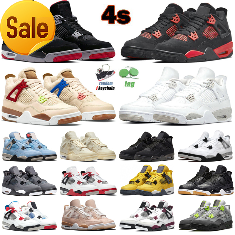 Basketball Shoes 4 Red Thunder University Blue Wild Things White Oreo Desert Moss Black Cat mens trainers sport
Basketball Shoes 4 Red Thunder University Blue Wild Things White Oreo Desert Moss Black Cat mens trainers sport