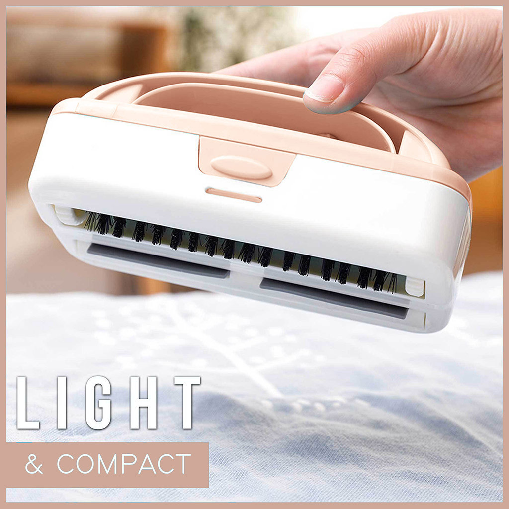 Non-static hair remover of double-rolling lint dust for wool clothing, knitted or crocheted, upholstery and more shell of abs + bris nylon