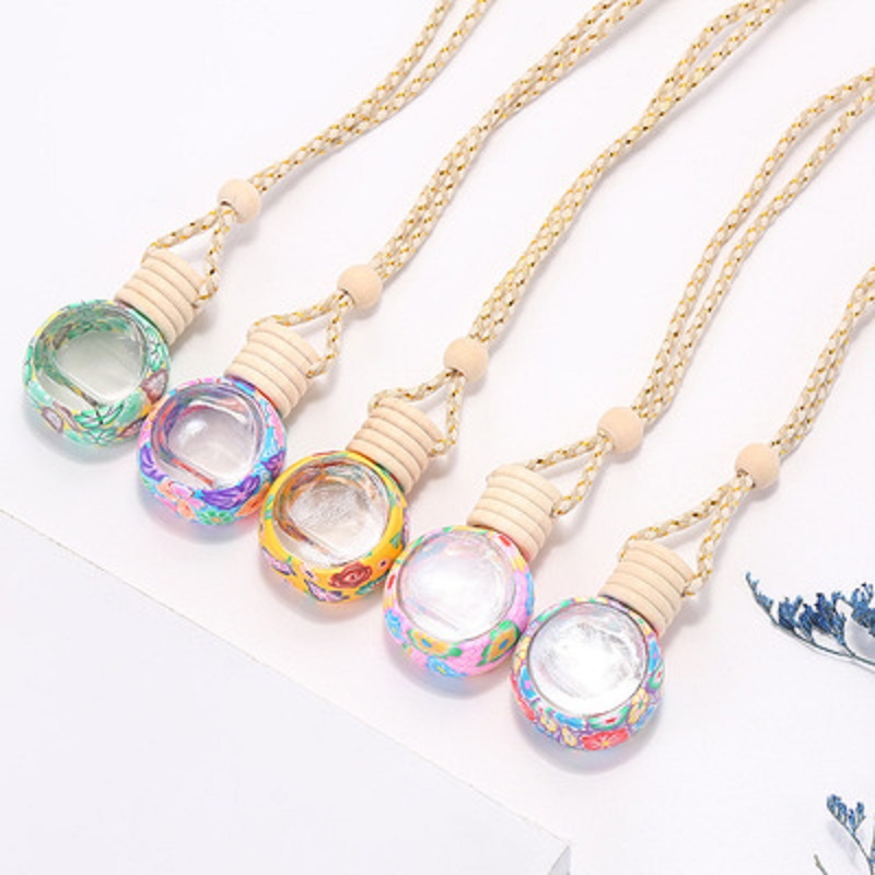 10ml perfume bottles creative car pendant Floral Art Printed Hanging Air Freshener Diffuser Fragrance Empty Glass Perfumes Bottle Cars Decor Gift
10ml perfume bottles creative car pendant Floral Art Printed Hanging Air Freshener Diffuser Fragrance Empty Glass Perfumes Bottle Cars Decor Gift
