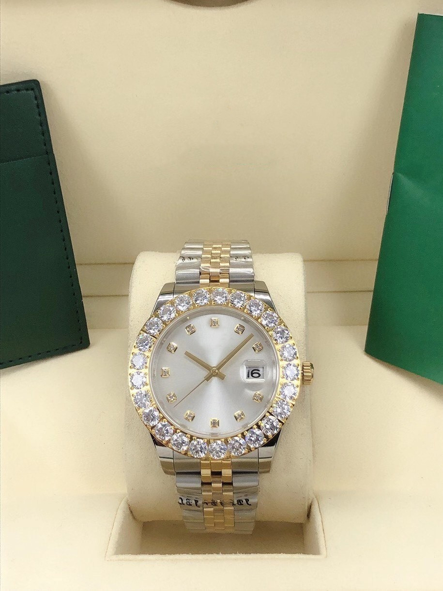 High Quality Fashion Mens Watches Big Diamond Iced Out Stainless Steel Automatic Mechanical Wristwatches Datejust Man Watch Male Wristwatch
High Quality Fashion Mens Watches Big Diamond Iced Out Stainless Steel Automatic Mechanical Wristwatches Datejust Man Watch Male Wristwatch
