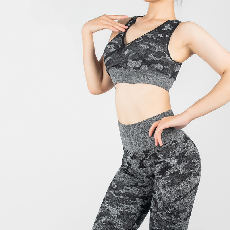 Tracksuits seamless high camouflage tights elastic hip lift Pants women' sports suit set Tech Wear Designer Yoga Sportswear, Green
Tracksuits seamless high camouflage tights elastic hip lift Pants women' sports suit set Tech Wear Designer Yoga Sportswear, Green