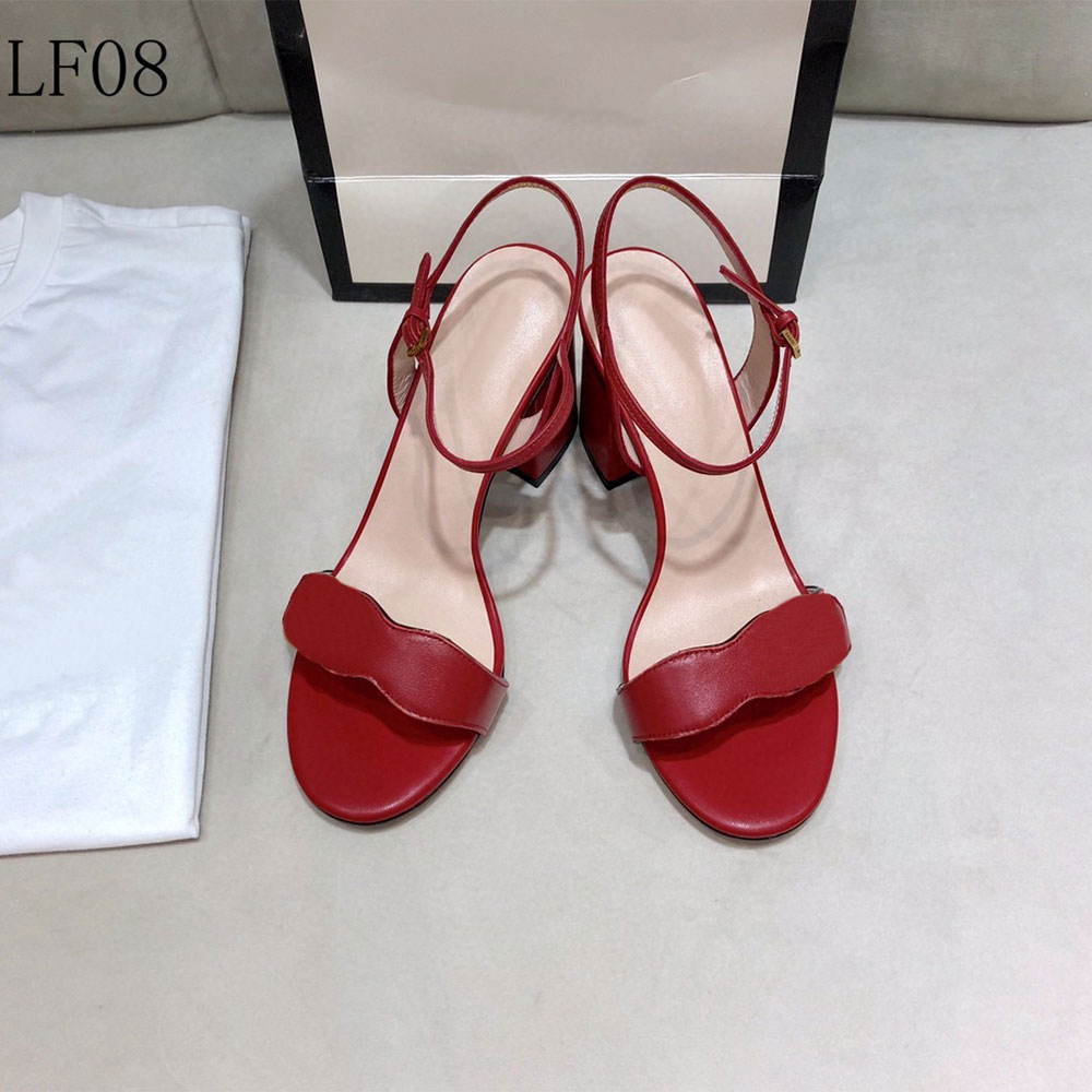 High Quality Genuine Leather High heeled sandals Luxury brand Vacation parties Women Leathers shoes Designer womens Slippers letters Design sandal Size 35-42, Red
High Quality Genuine Leather High heeled sandals Luxury brand Vacation parties Women Leathers shoes Designer womens Slippers letters Design sandal Size 35-42, Red