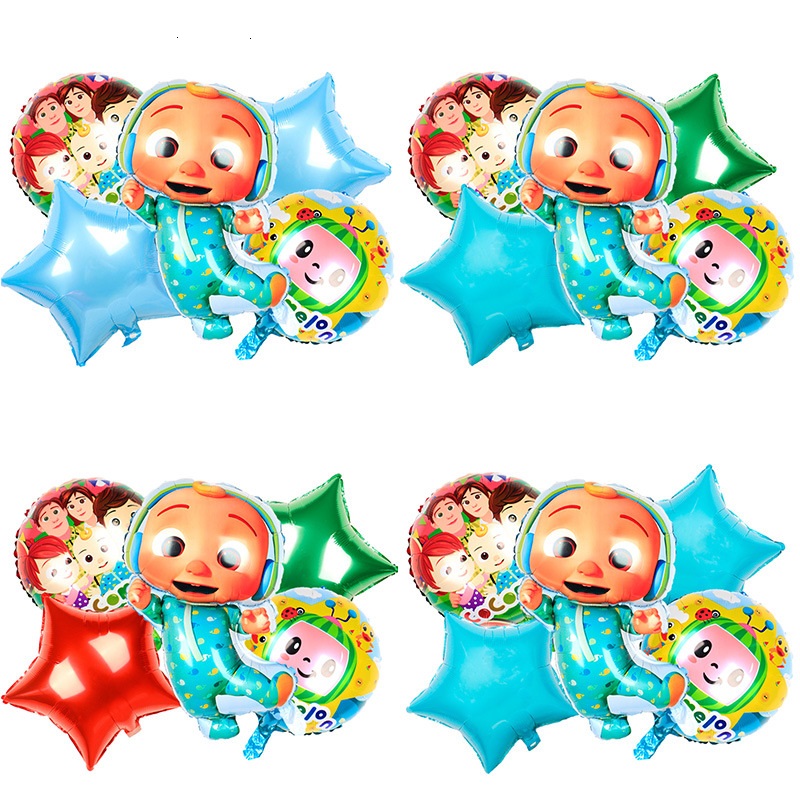 5pcs=set Cocomelon Theme Aluminum Foil Balloon Baby Shower Birthday Party Decoration Balloons Party Supplies Air Globos Kids Toys
5pcs=set Cocomelon Theme Aluminum Foil Balloon Baby Shower Birthday Party Decoration Balloons Party Supplies Air Globos Kids Toys