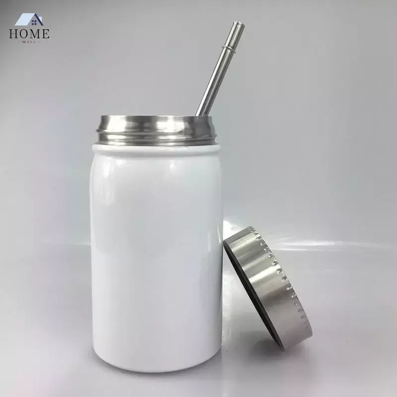 17oz Subliamtion Blanks Tumbler 500ml double wall Mason Jar Tumbler Wide Mouth Stainless Steel Tumbler With Lids & Metal Straws WJY591, Subliamtion mason
17oz Subliamtion Blanks Tumbler 500ml double wall Mason Jar Tumbler Wide Mouth Stainless Steel Tumbler With Lids & Metal Straws WJY591, Subliamtion mason