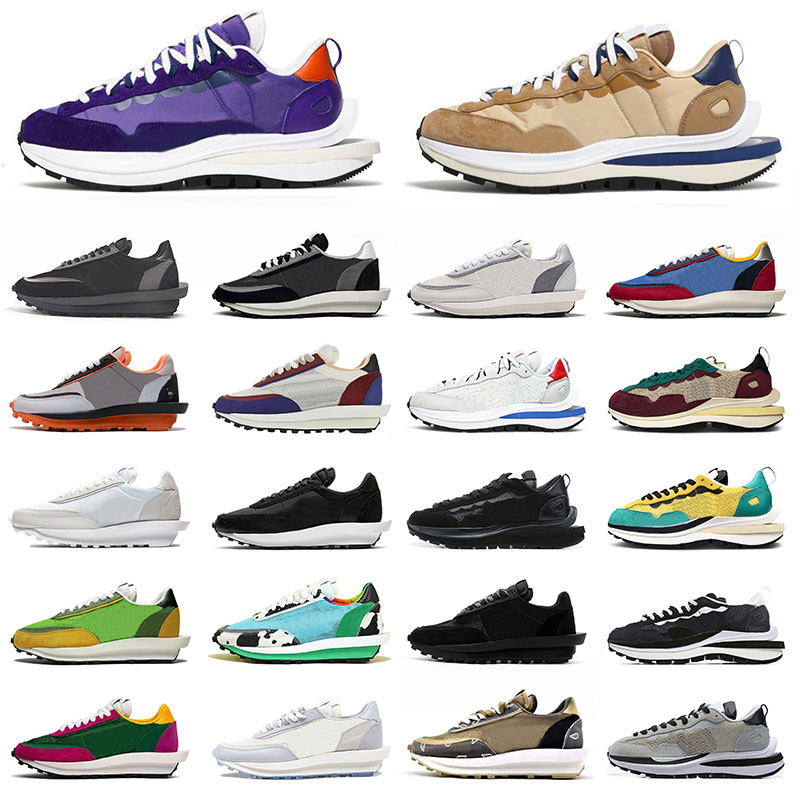 Sacais x VaporWaffle Mens Womens Running Shoes Sports Sneakers Dark Iris Sesame Blue Void Grey Game Royal Black Nylon White NYC Pigeon Men W
Sacais x VaporWaffle Mens Womens Running Shoes Sports Sneakers Dark Iris Sesame Blue Void Grey Game Royal Black Nylon White NYC Pigeon Men W