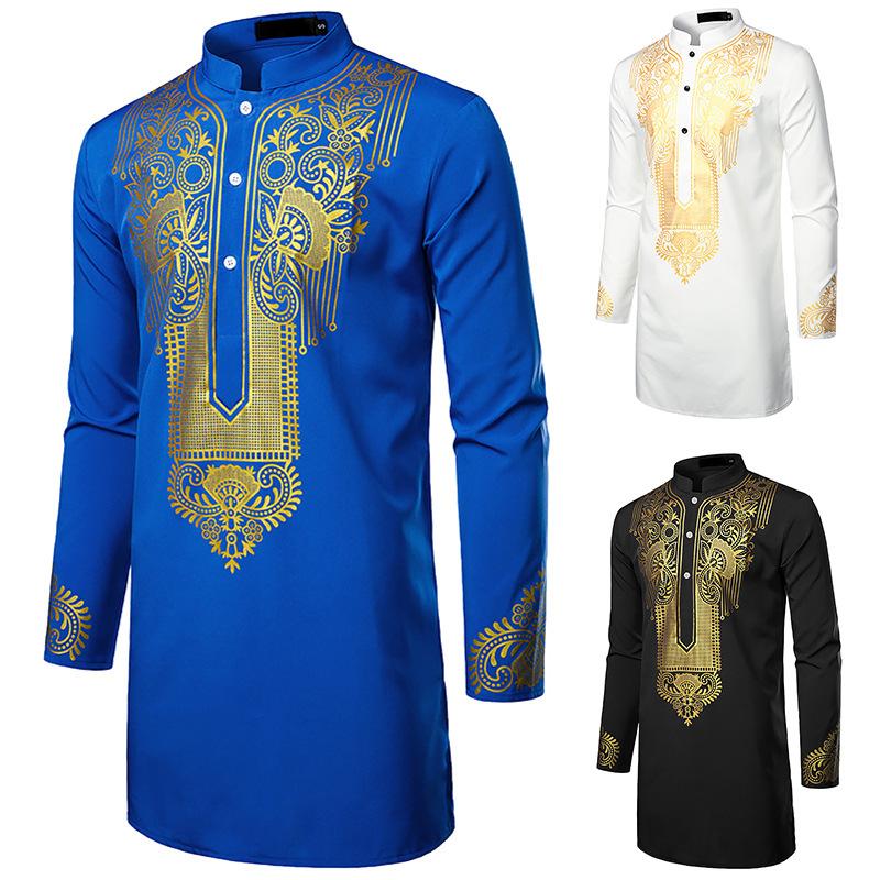 Ethnic Clothing 2021 Fashion Style African Men Dashiki Printing Polyester Long Shirts Clothes For European
Ethnic Clothing 2021 Fashion Style African Men Dashiki Printing Polyester Long Shirts Clothes For European