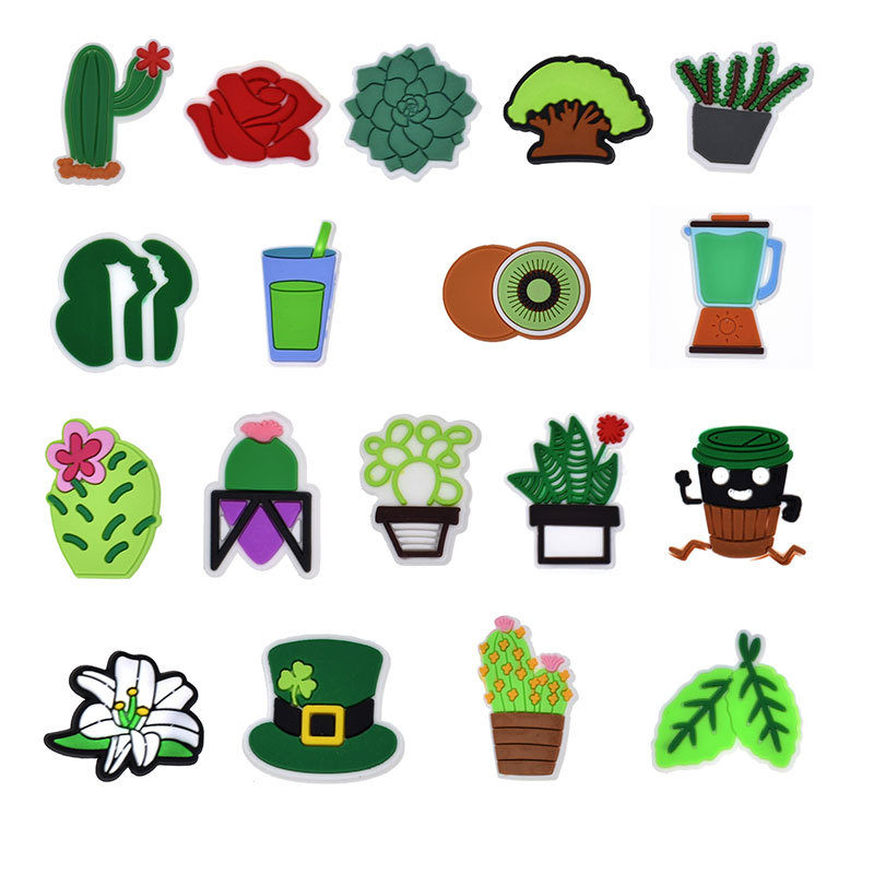 Green Plant Shoe Decoration Croc Charms Accessories Buckcle Bracelet Clog Wirstband Decor Soft Rubber
Green Plant Shoe Decoration Croc Charms Accessories Buckcle Bracelet Clog Wirstband Decor Soft Rubber