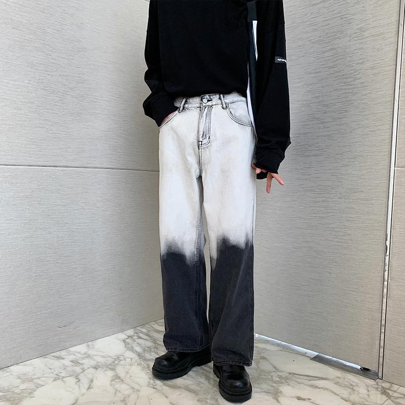 Men' Jeans SYUHGFA Clothing 2022 Spring Tie Dye Printed Korean Streetwear Fashion Straight Wide Legs Casual Denim Trousers, Black
Men' Jeans SYUHGFA Clothing 2022 Spring Tie Dye Printed Korean Streetwear Fashion Straight Wide Legs Casual Denim Trousers, Black