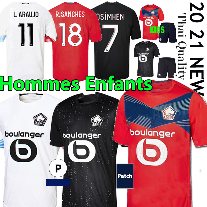 LOSC Lille soccer jerseys 2020 2021 YAZICI ÇELIK BAMBA BOTMAN 20 21 Lille Olympique JIKONE RSANCHES maillot de football shirt, Away euopa patches
LOSC Lille soccer jerseys 2020 2021 YAZICI ÇELIK BAMBA BOTMAN 20 21 Lille Olympique JIKONE RSANCHES maillot de football shirt, Away euopa patches