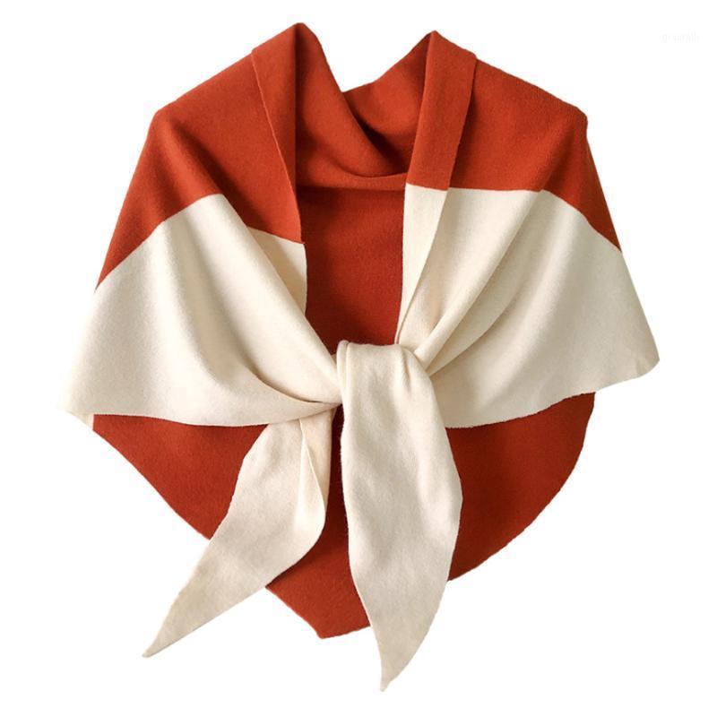 Scarves Large Winter Women Triangle Shrugs Scarf Two-Tone Knitted Ponchos Cape Femme Shawl Wraps Sjaals Bufandas Mujer Encharpe, Blue;gray
Scarves Large Winter Women Triangle Shrugs Scarf Two-Tone Knitted Ponchos Cape Femme Shawl Wraps Sjaals Bufandas Mujer Encharpe, Blue;gray