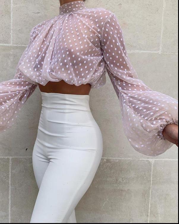 women shirts hollow mesh net long sleeve transparent blouse clubwear polyester basic fashion casual, White
women shirts hollow mesh net long sleeve transparent blouse clubwear polyester basic fashion casual, White