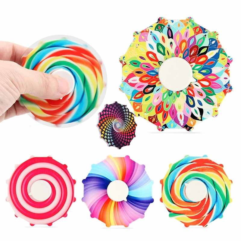 DHL 3-7 days delivery ! Cross-border double-sided colorful fingertip spinning top Rainbow color finger decompression toy gift CY14
DHL 3-7 days delivery ! Cross-border double-sided colorful fingertip spinning top Rainbow color finger decompression toy gift CY14