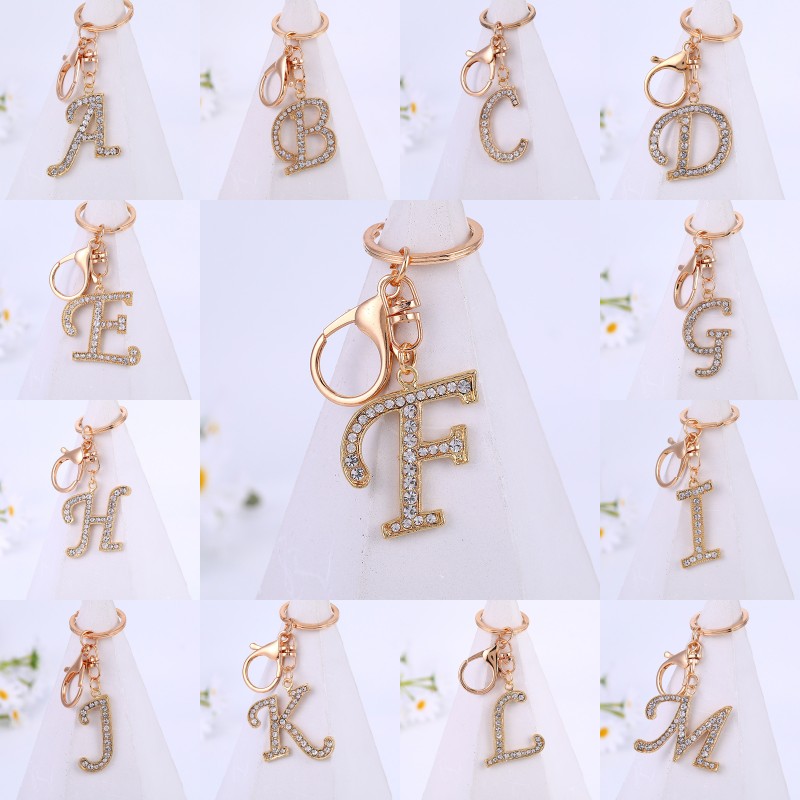 Kimter 26 Alphabet Keychains Fashion Letter Keyfob jewelry for Women Girls Simple Bling Crystal Keyring Phone Bag Accessories P313FA
Kimter 26 Alphabet Keychains Fashion Letter Keyfob jewelry for Women Girls Simple Bling Crystal Keyring Phone Bag Accessories P313FA