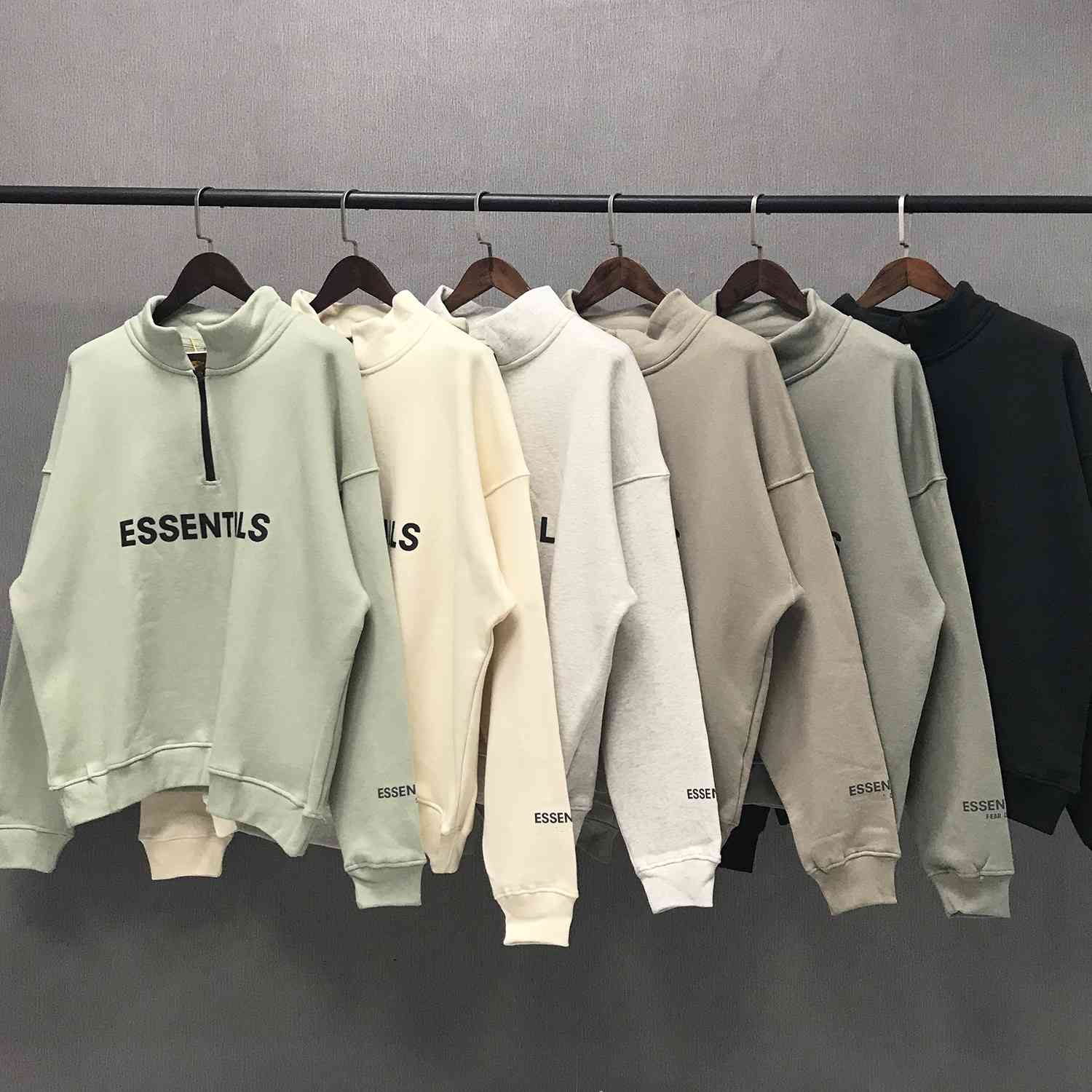 Essentials Double Thread Trendy Loose Sweatshirt Half Zip Hoodie Oversized Streetwear Sweatshirts Hip Hop Cool Pullover Tops, Black;brown
Essentials Double Thread Trendy Loose Sweatshirt Half Zip Hoodie Oversized Streetwear Sweatshirts Hip Hop Cool Pullover Tops, Black;brown