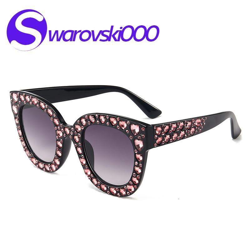 quality polarizing high goggles with fashionable design crystal love diamond sunglasses women's street ssquare, White;black
quality polarizing high goggles with fashionable design crystal love diamond sunglasses women's street ssquare, White;black