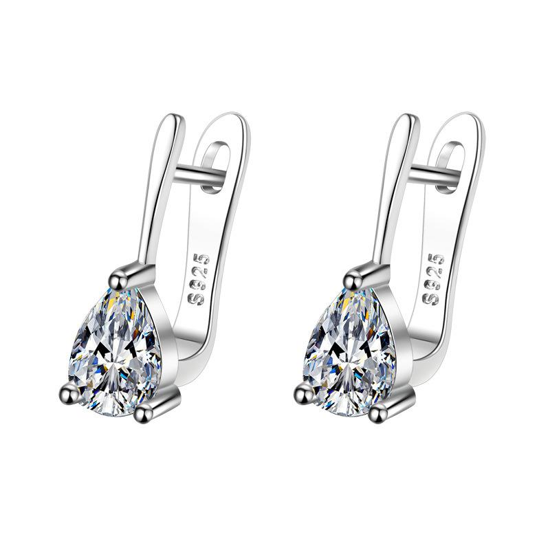 Hoop & Huggie 925 Sterling Silver Wedding Engagement Diamond Cubic Zirconia Fashion Luxury Gift Heart Shaped Glossy Earrings
Hoop & Huggie 925 Sterling Silver Wedding Engagement Diamond Cubic Zirconia Fashion Luxury Gift Heart Shaped Glossy Earrings