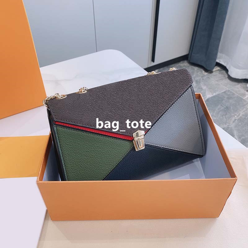 Womens Designer Shoulder Bags color matching Clutch Bag Women Chain Cross Body Handbags Lady Leather Tote Bag Female Messenger Bags
Womens Designer Shoulder Bags color matching Clutch Bag Women Chain Cross Body Handbags Lady Leather Tote Bag Female Messenger Bags