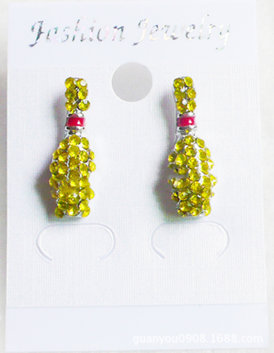 Kimter Yellow Crystal Rhinestone Bowling Dangle Stud Earrings for Sweet Kids Fashion Creative Earring Sports Accessories Jewelry A143Z
Kimter Yellow Crystal Rhinestone Bowling Dangle Stud Earrings for Sweet Kids Fashion Creative Earring Sports Accessories Jewelry A143Z