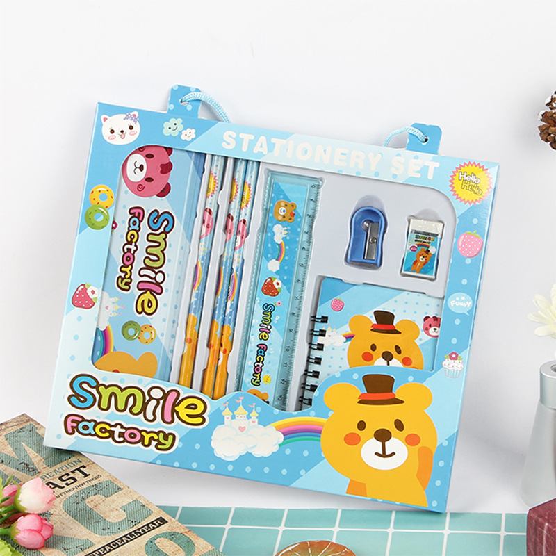 Pencils Creative 8 piece stationery set, student pencil learning supplies kindergarten, June 1 children's Day gift
Pencils Creative 8 piece stationery set, student pencil learning supplies kindergarten, June 1 children's Day gift
