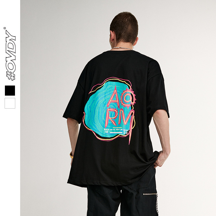 wxwovdy men's 2021 spring and summer new products guochao personality abstract printing oversize couple drop shoulder short sve men, White;black
wxwovdy men's 2021 spring and summer new products guochao personality abstract printing oversize couple drop shoulder short sve men, White;black