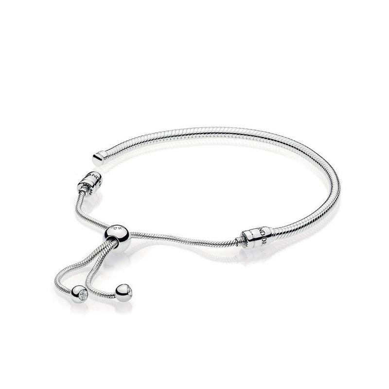 Authentic 925 Sterling Silver Hand rope Bracelets for Pandora Adjustable size Women Wedding Gift Jewelry Bracelet
Authentic 925 Sterling Silver Hand rope Bracelets for Pandora Adjustable size Women Wedding Gift Jewelry Bracelet