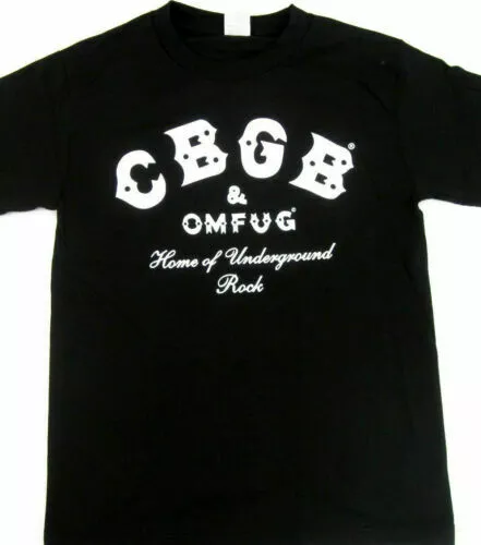 CBGB Punk Rock T shirt tee Rock Music Underground Punk Bands OMFUG