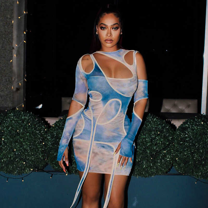 Irregular Long Sleeve Elegant Hollow Out Tassel Mini Dress Sexy Women Tie Dye Clothing Casual Party Club Streetwear Summer 210604, Blue
Irregular Long Sleeve Elegant Hollow Out Tassel Mini Dress Sexy Women Tie Dye Clothing Casual Party Club Streetwear Summer 210604, Blue