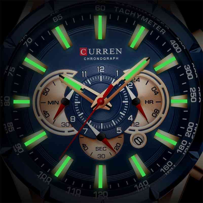 Curren 8363 Watch Men Waterproof Chronograph Watches Military Army Stainless Steel Male Clock Top Brand Luxury Man Sport Watches 210517, Silver black
Curren 8363 Watch Men Waterproof Chronograph Watches Military Army Stainless Steel Male Clock Top Brand Luxury Man Sport Watches 210517, Silver black