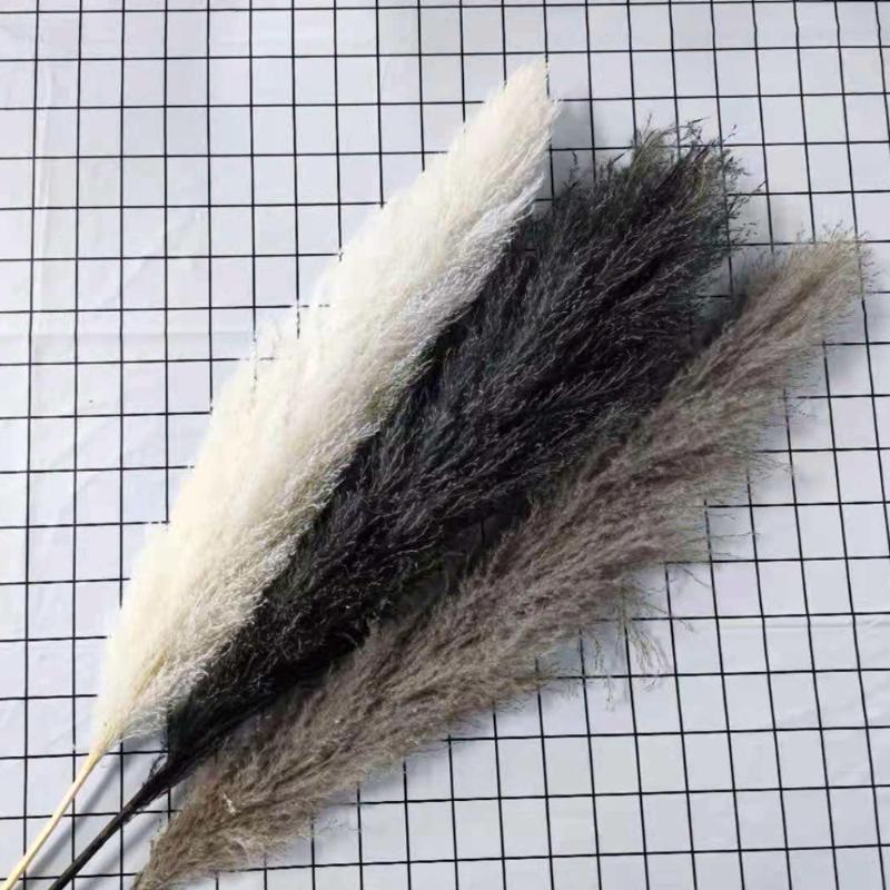 Decorative Flowers & Wreaths 140CM Natural Artificial Cultivation Pampas Grass Large Real Dried Reed Bouquet Decor For Home Wedding Decorati