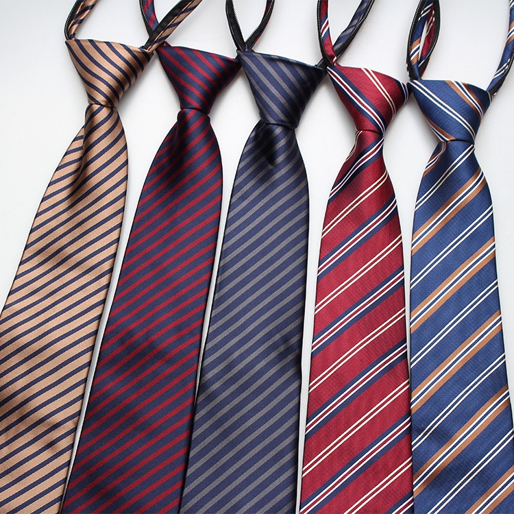 Lazy Zipper Tie 8cm Mens Formal Wear Business Professional Polyester Silk Jacquard Striped Plaid Tie Wholesale
Lazy Zipper Tie 8cm Mens Formal Wear Business Professional Polyester Silk Jacquard Striped Plaid Tie Wholesale