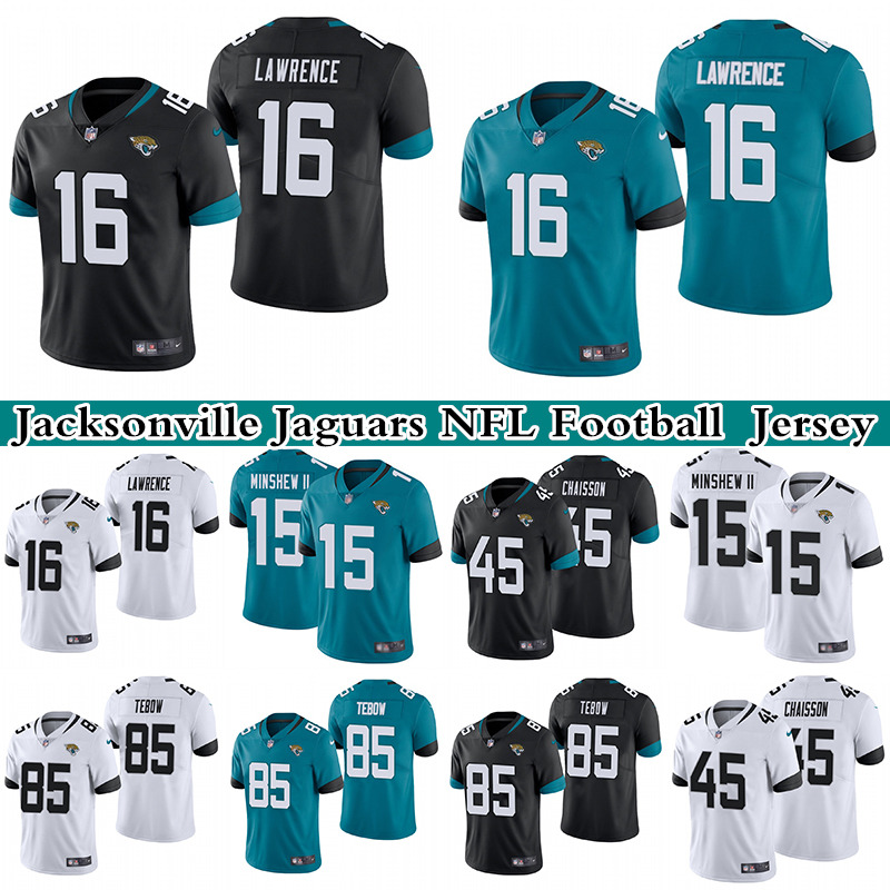16 Trevor Lawrence 85 Tim Tebow 15 Gardner Minshew 45 K'Lavon Chaisson Men's Stitched NFL Jacksonville Jaguars Nike Limited Football Jersey, Black;red
16 Trevor Lawrence 85 Tim Tebow 15 Gardner Minshew 45 K'Lavon Chaisson Men's Stitched NFL Jacksonville Jaguars Nike Limited Football Jersey, Black;red