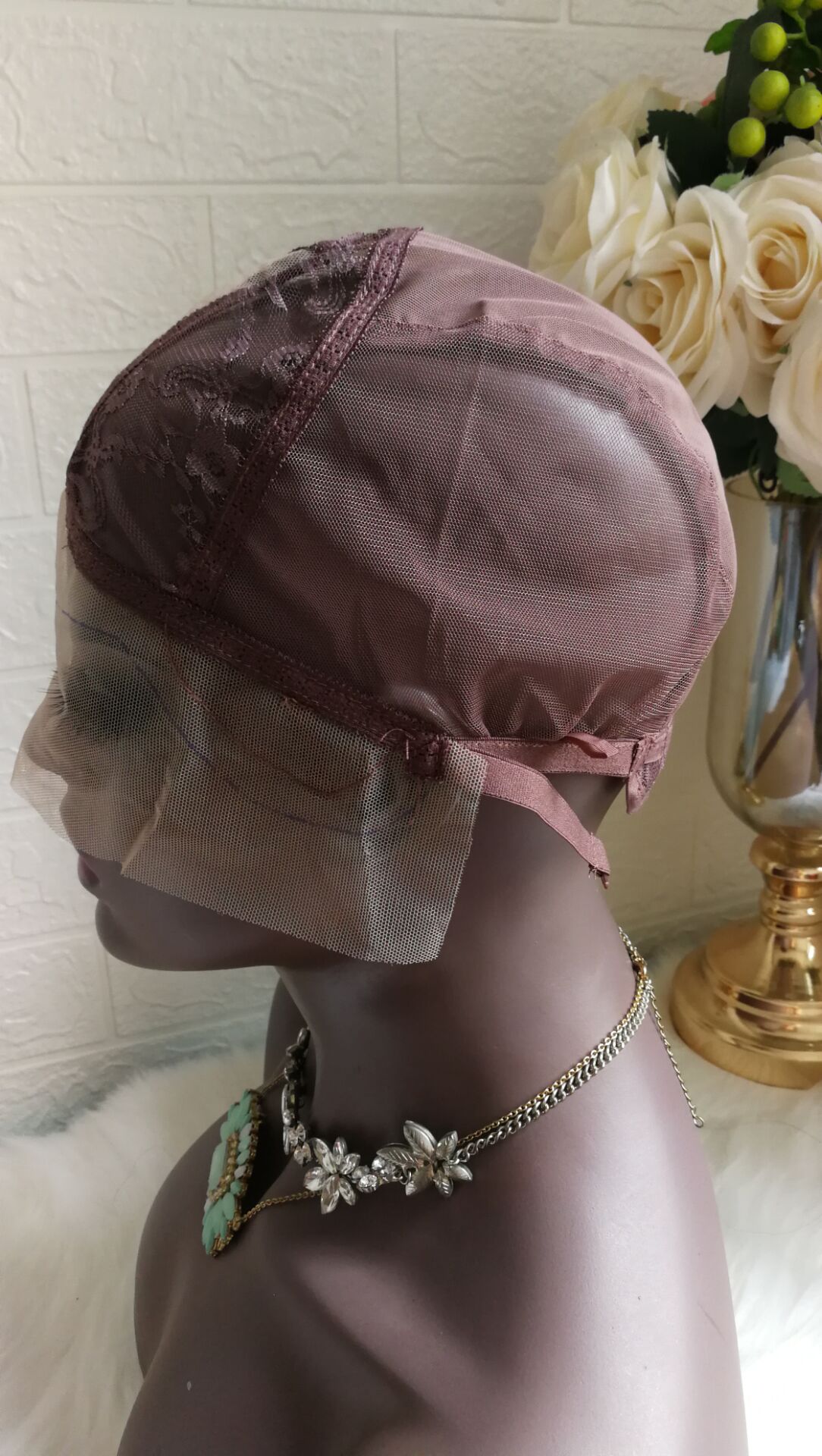 1pcs/bag Wig Caps for Making Wigs Full Lace Wig Weaving Cap Mesh Base Machine Made Stretchy Net Medium with Adjustable Strap