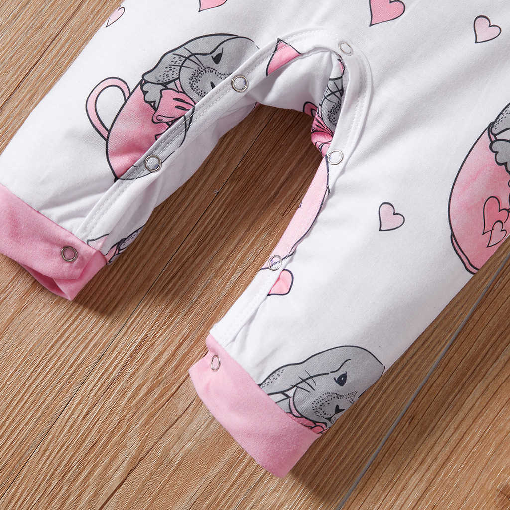 Baby Girl Sweet Rabbit Jumpsuit 210528