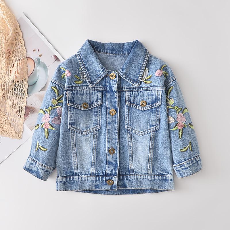 Jackets Melario Embroidery Girls Denim Spring Kids Floral Coats Flowers Costumes Children Clothing Outfits Coat, Blue;gray
Jackets Melario Embroidery Girls Denim Spring Kids Floral Coats Flowers Costumes Children Clothing Outfits Coat, Blue;gray