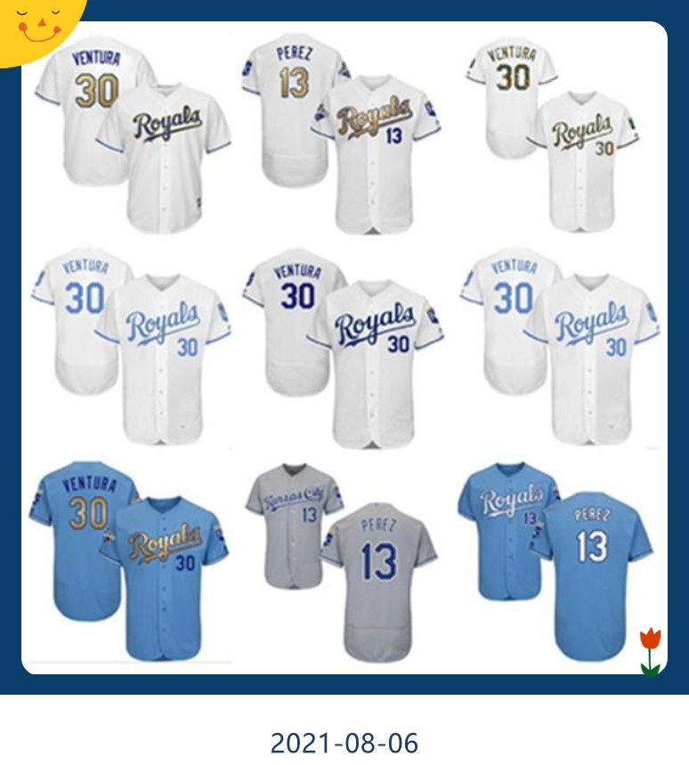 Men women youth KC Royals Jersey #30 Yordano Ventura Baseball Wear 13 Salvador Perez Home Blue White Grey Jerseys, Blue;black
Men women youth KC Royals Jersey #30 Yordano Ventura Baseball Wear 13 Salvador Perez Home Blue White Grey Jerseys, Blue;black
