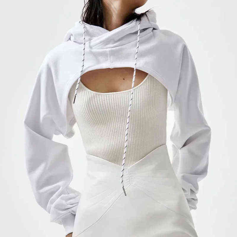 Za Women Summer Sexy Fashion Super Short Hoodie Hiohop Drawstring Long Sleeves Open Chest Easy Tops Ropa Mujer Clothes 211108, Xd white
Za Women Summer Sexy Fashion Super Short Hoodie Hiohop Drawstring Long Sleeves Open Chest Easy Tops Ropa Mujer Clothes 211108, Xd white